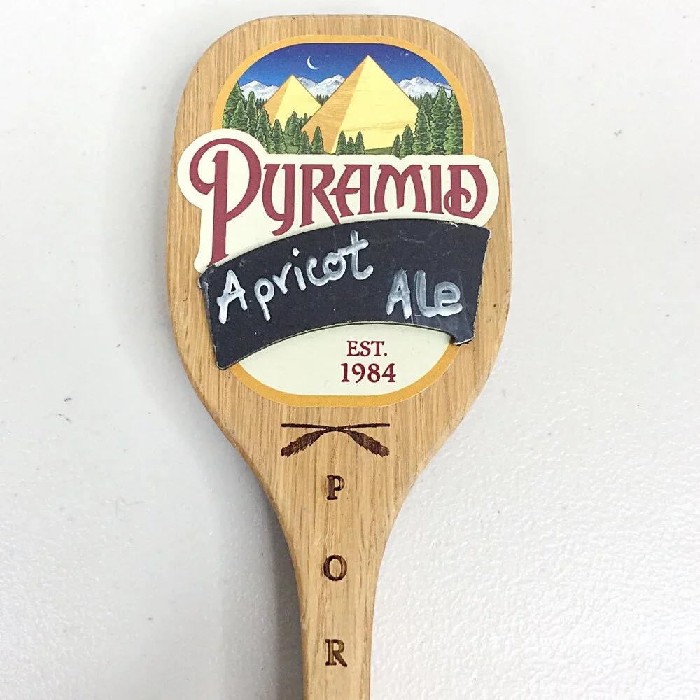Pyramid Brewing Beer Tap Handle Apricot‎ Ale Indian Pale Lager Portland Oregon